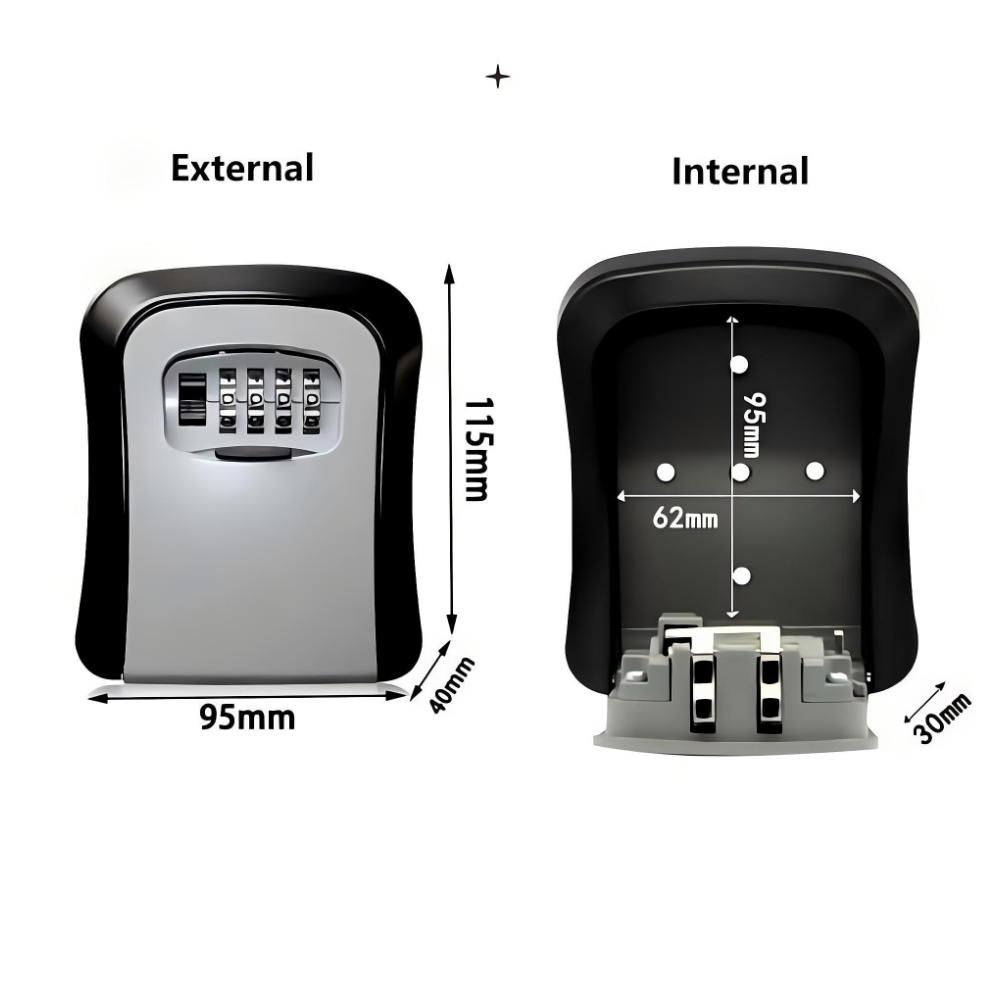 Wall Mount Key Lock Box 4 Digi - Lockbox Key Secure review and price