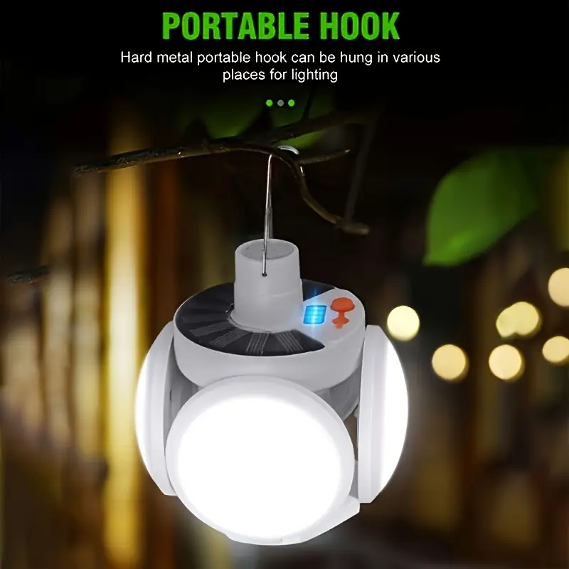 1 Solar Folding Light with USB - Power Outage Light review and price