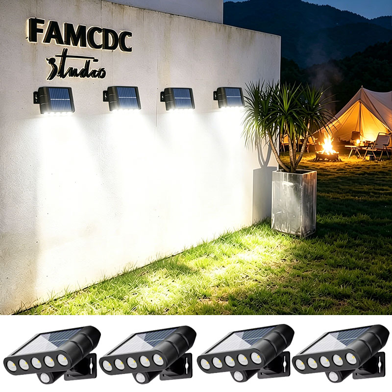 4PCS Solar Powered Outdoor Wal - Power Outage Light review and price