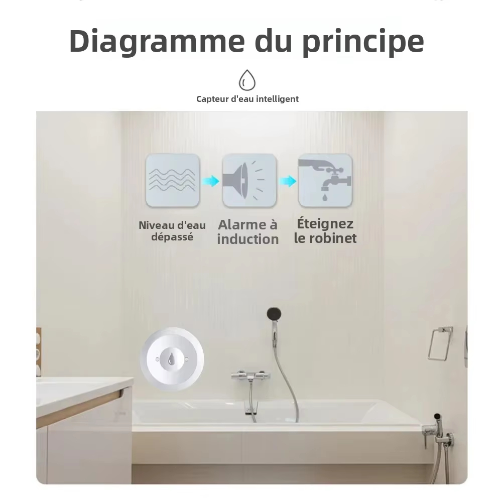 Work with tuya smart life app  - Water Alarm Sensor review and price