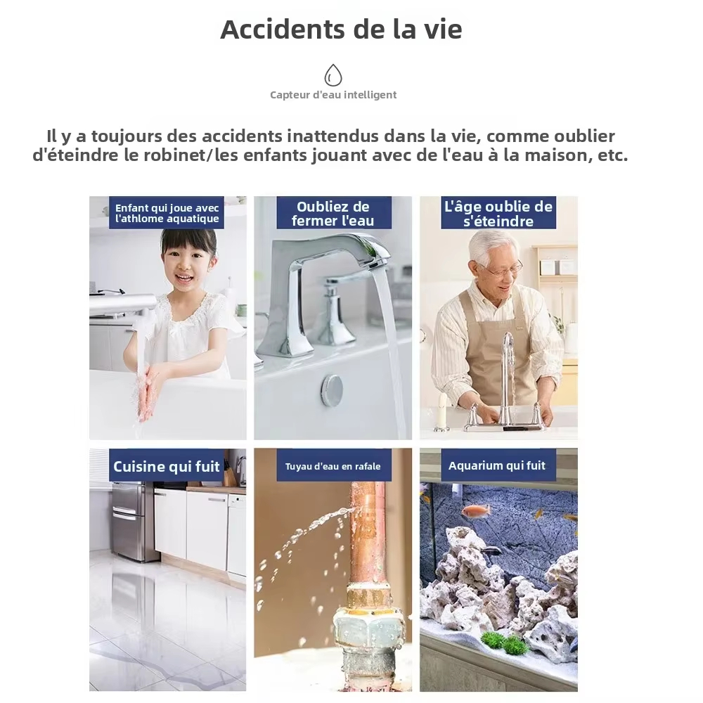 Work with tuya smart life app  - Water Alarm Sensor review and price