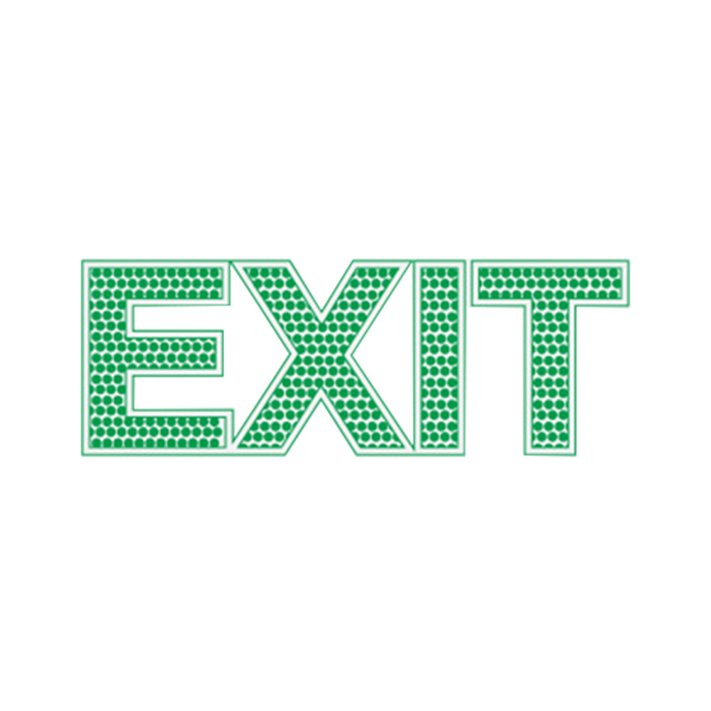 Exit Wall Sticker Luminous Eme - Emergency Exit Sign review and price